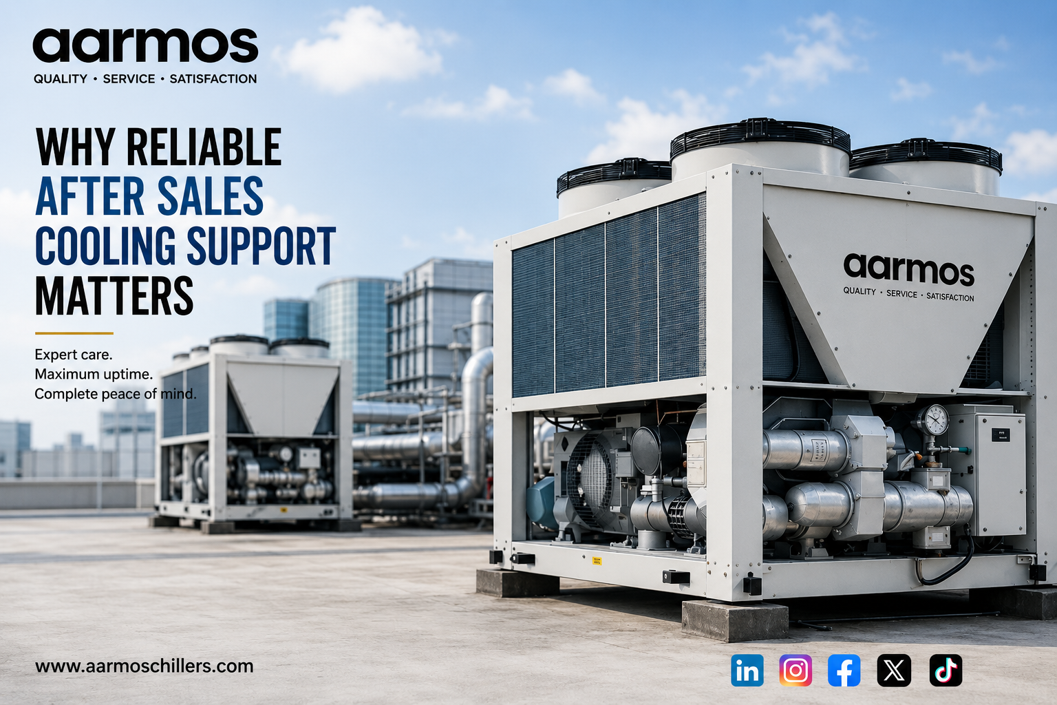 Aarmos Industrial cooling solutions for reliable support